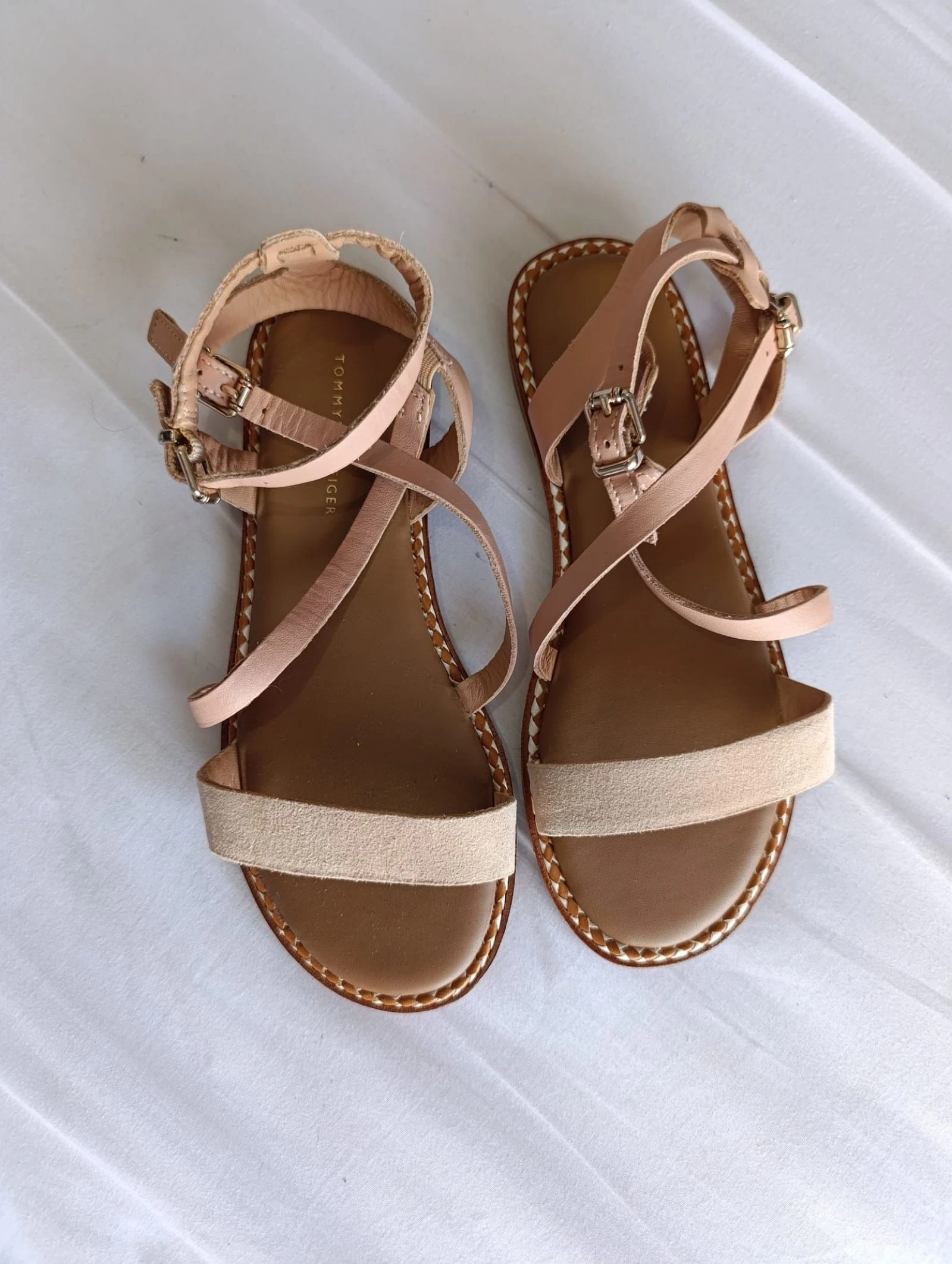Tommy Hilfiger suede effect sandals women size 37 – photo 12